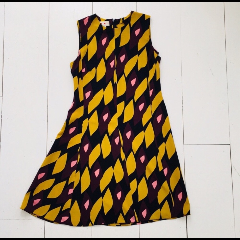Marni Silk Hortus Print Dress